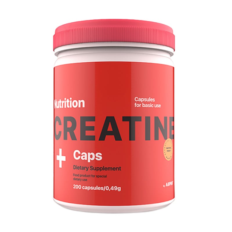 Креатин AB PRO Creatine Monohydrate Caps, 200 капсул