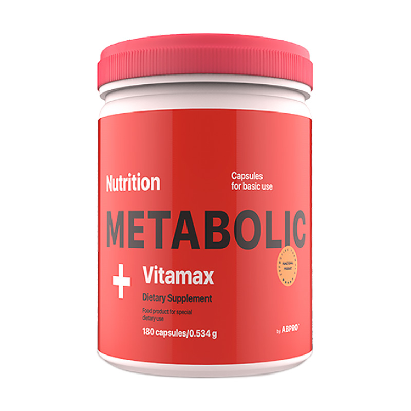 Вітаміни AB PRO Metabolic Vitamax, 180 капсул