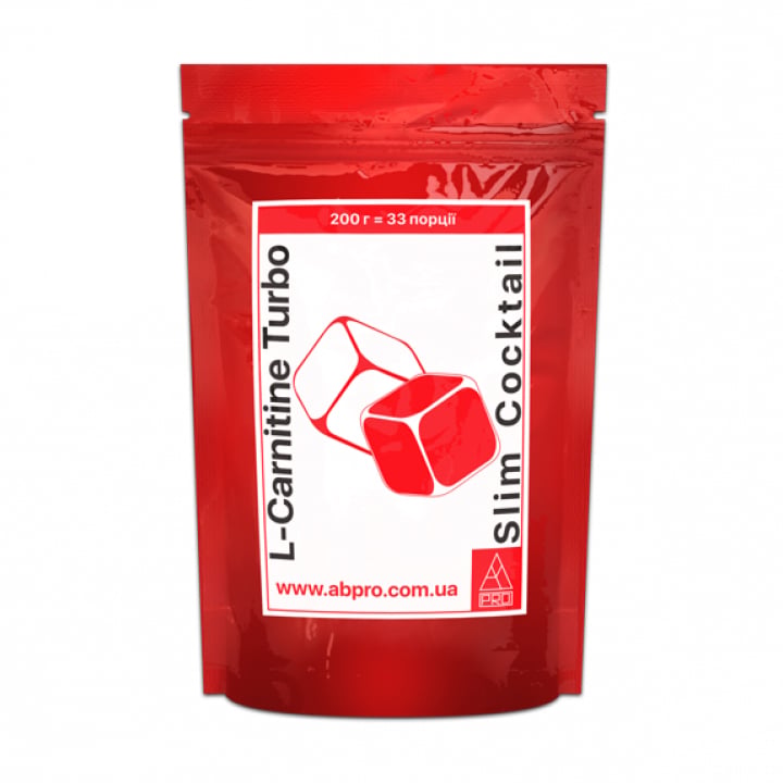Жироспалювач AB Pro L-Carnitine Turbo Slim Cocktail Ананас, в порошку, 200 г